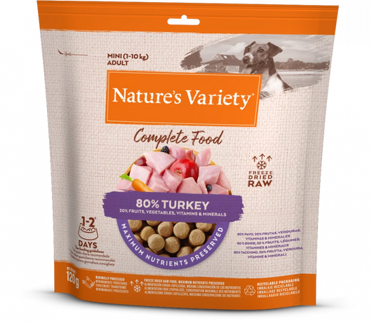 Natures Variety Freeze Dried Complete Food Turkey 120g