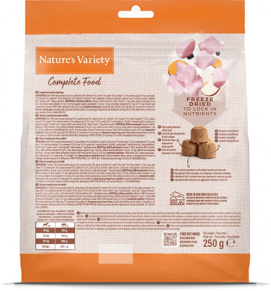 Natures Variety Freeze Dried Turkey Meal 250g