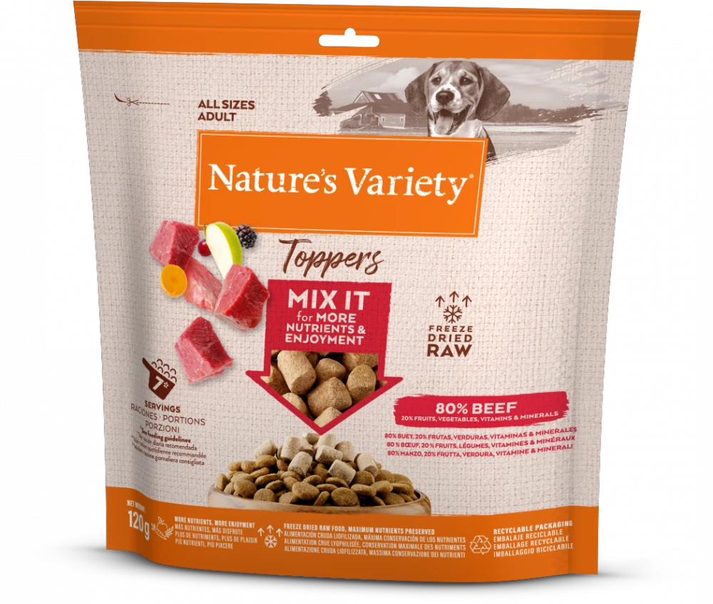Natures Variety Freeze Dried Toppers 120g