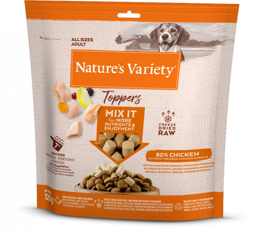 Natures Variety Freeze Dried Toppers 120g