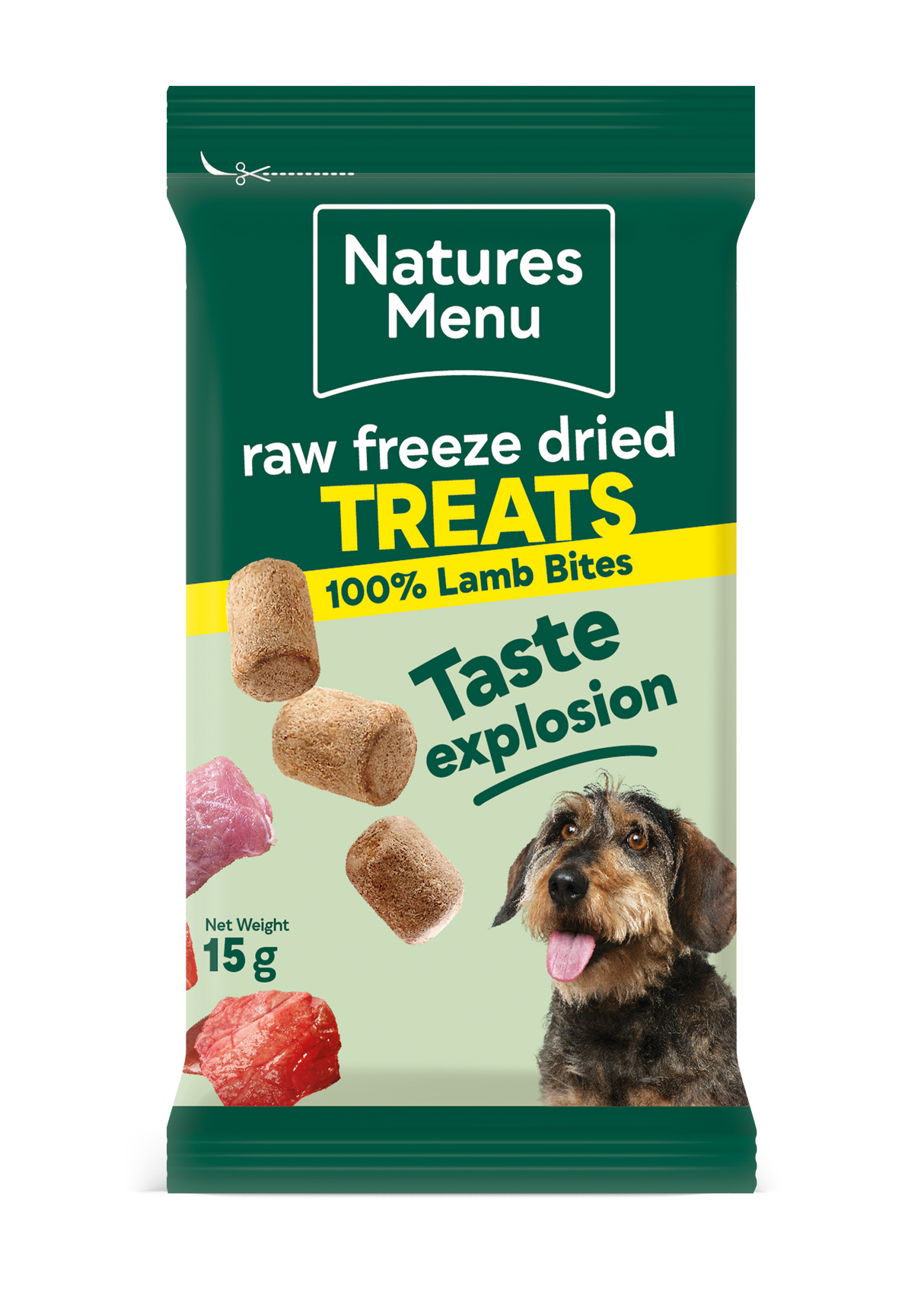Natures Menu Raw Freeze Dried Lamb Bites 15g