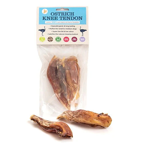 JR Pet Ostrich Knee Tendon 2pc
