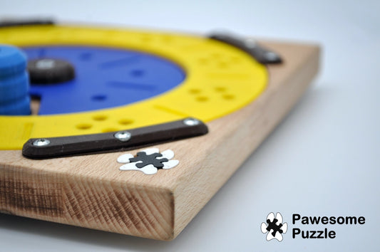 Pawesome Puzzle Double Roundabout Dog Puzzle Toy