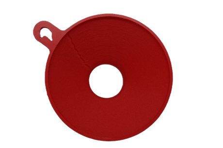Paws In Earnest Funnel For Kongs and Enrichment Toys Red One Size