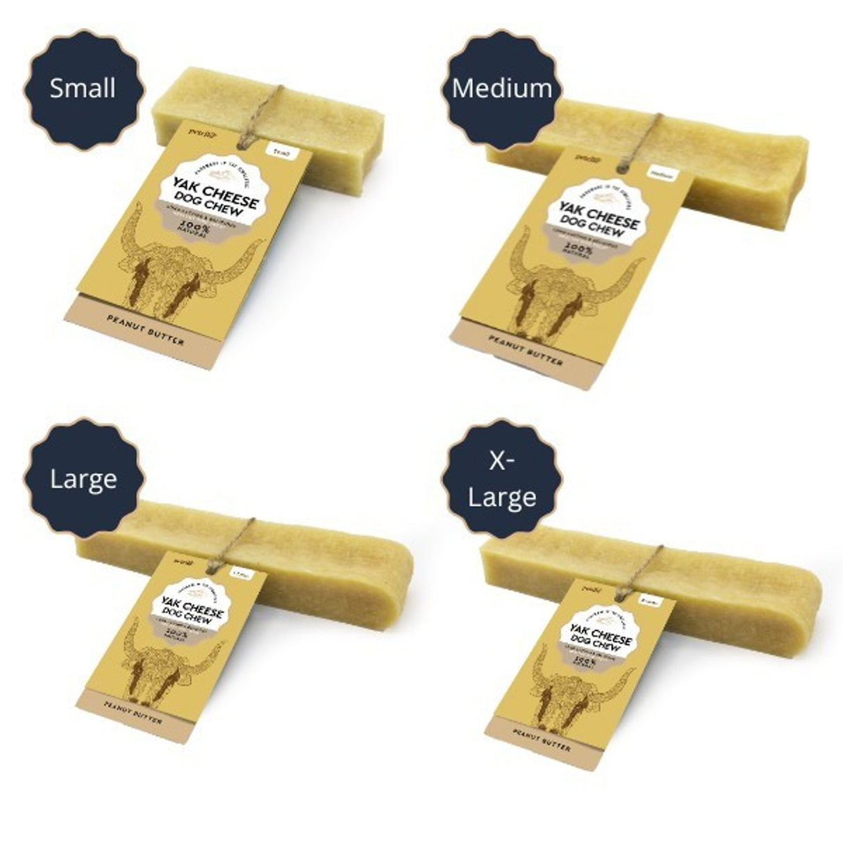 Petello Yak Cheese Chew Peanut Butter