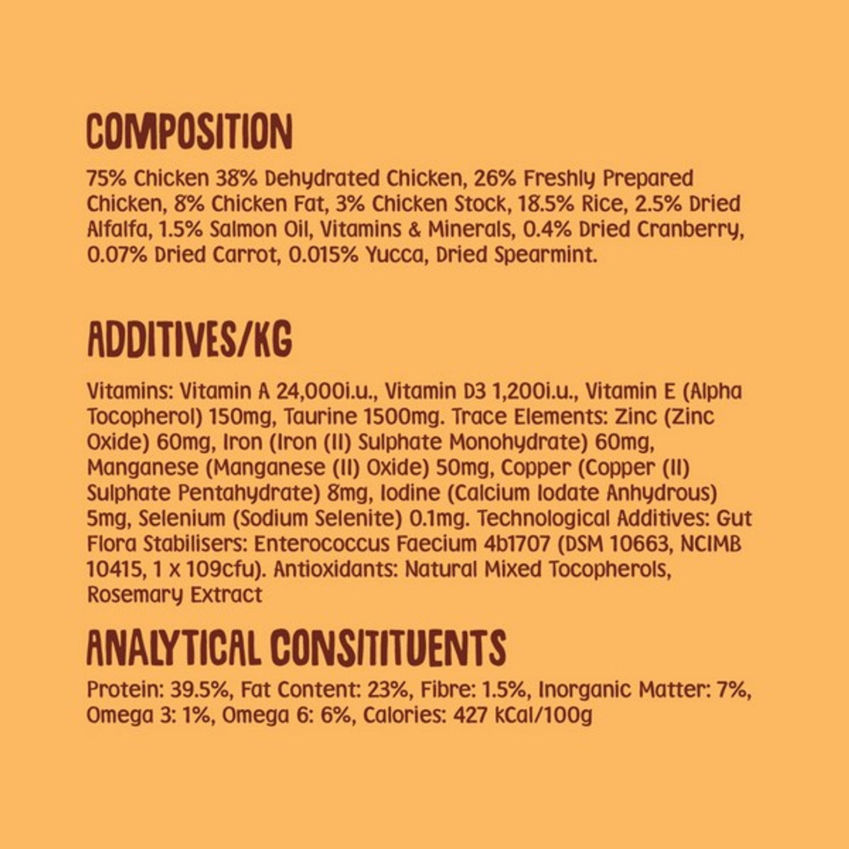 Scrumbles Dry Cat Food Adult Chicken 750g