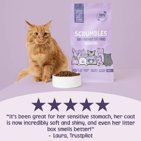 Scrumbles Dry Cat Sensitive+ 700g