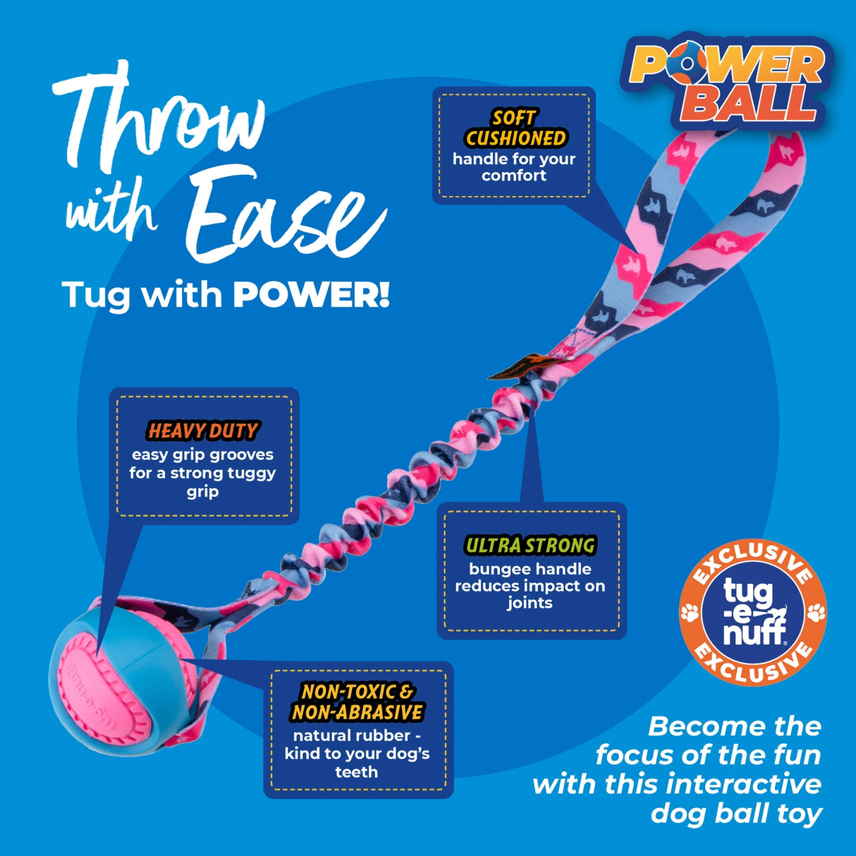 Tug-E-Nuff PowerBall Bungee
