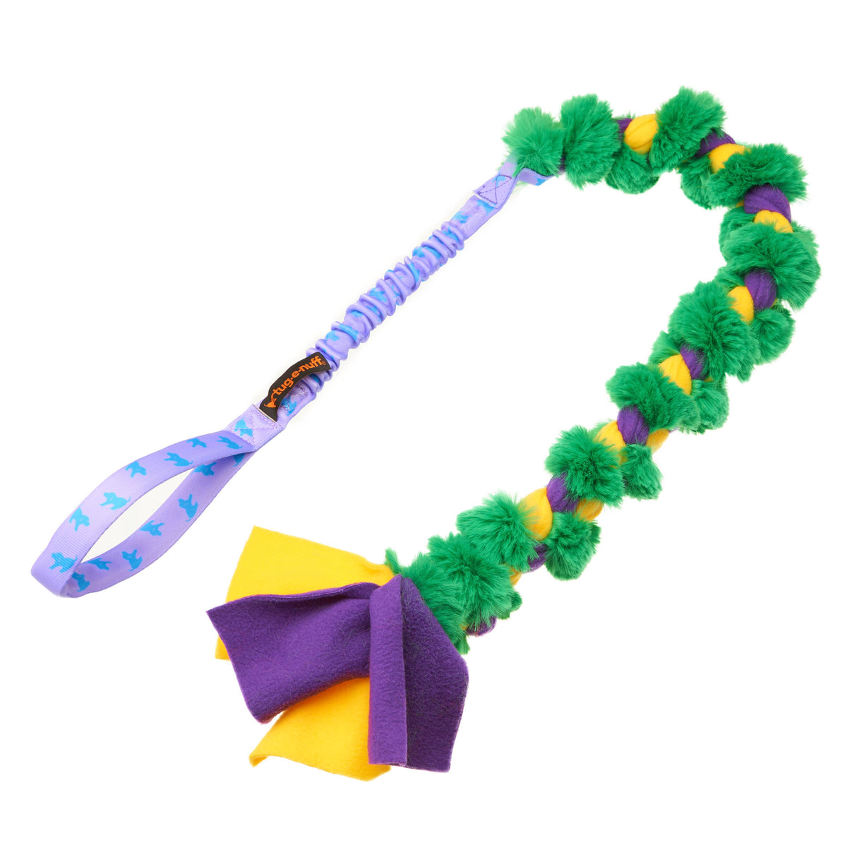 Tug-E-Nuff The Big Twizzler Tough Dog Tug Toy Bungee