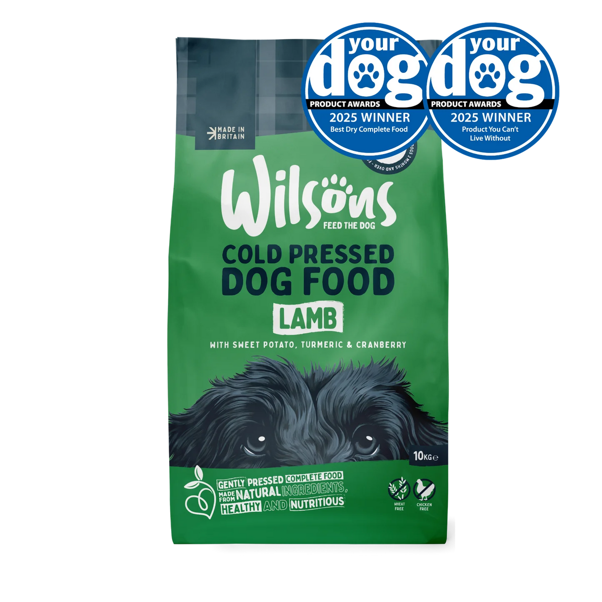 Wilsons Grass Fed Lamb Premium British Cold Pressed Dog Food