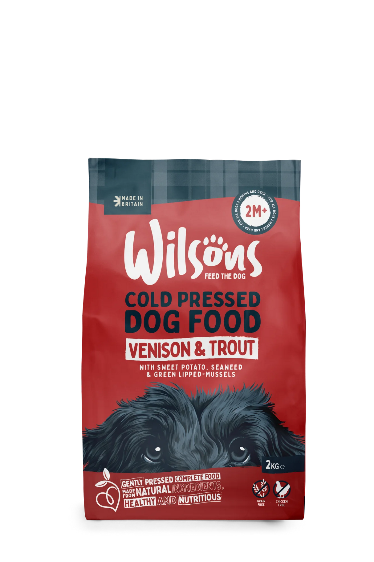 Wilsons Highland Venison & Trout Premium British Cold Pressed Dog Food