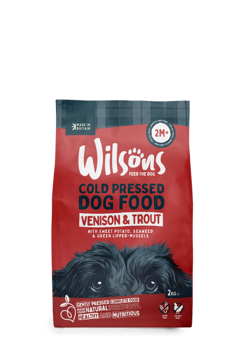 Wilsons Highland Venison & Trout Premium British Cold Pressed Dog Food