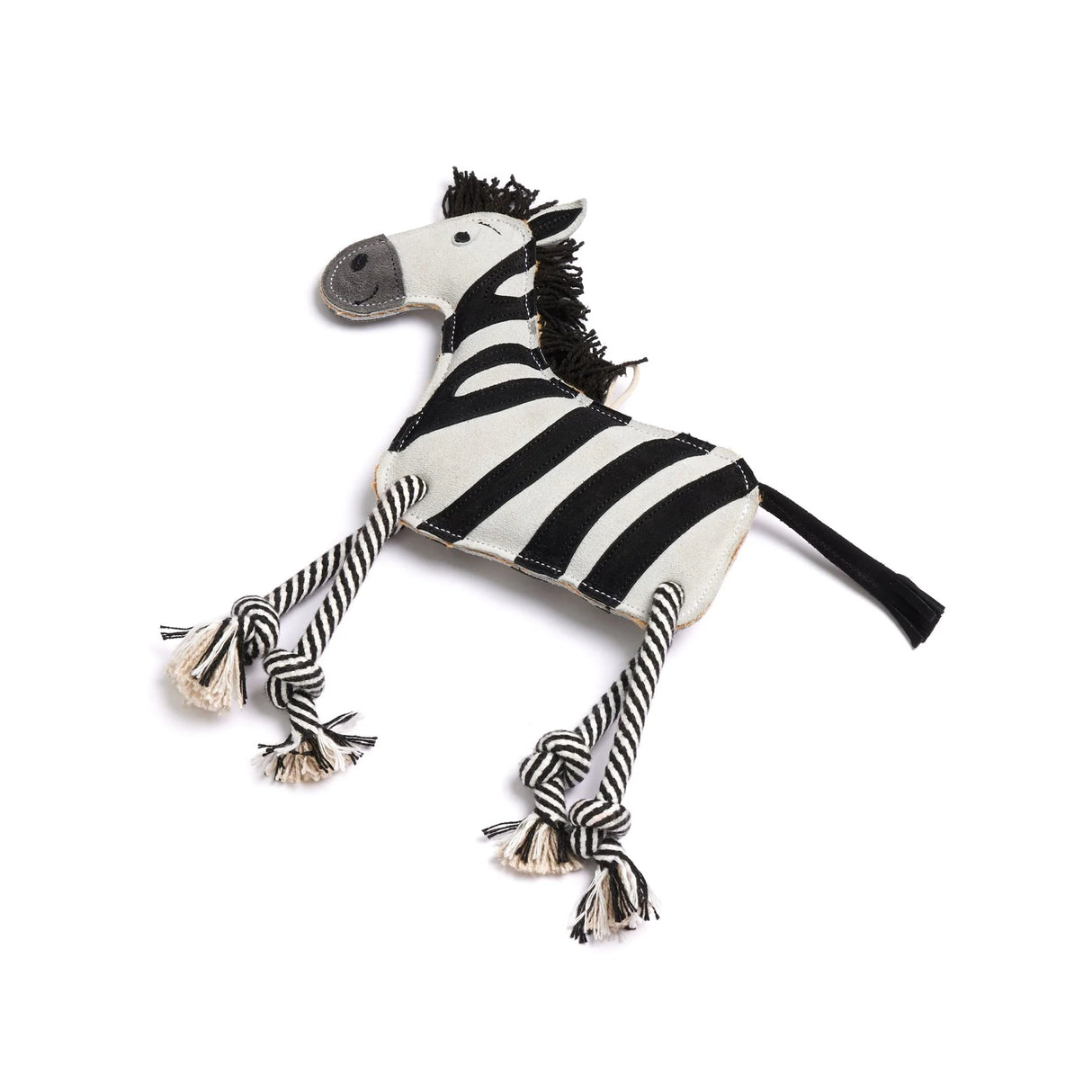 Green&Wilds Zambezi the Zebra, Eco Dog Toy