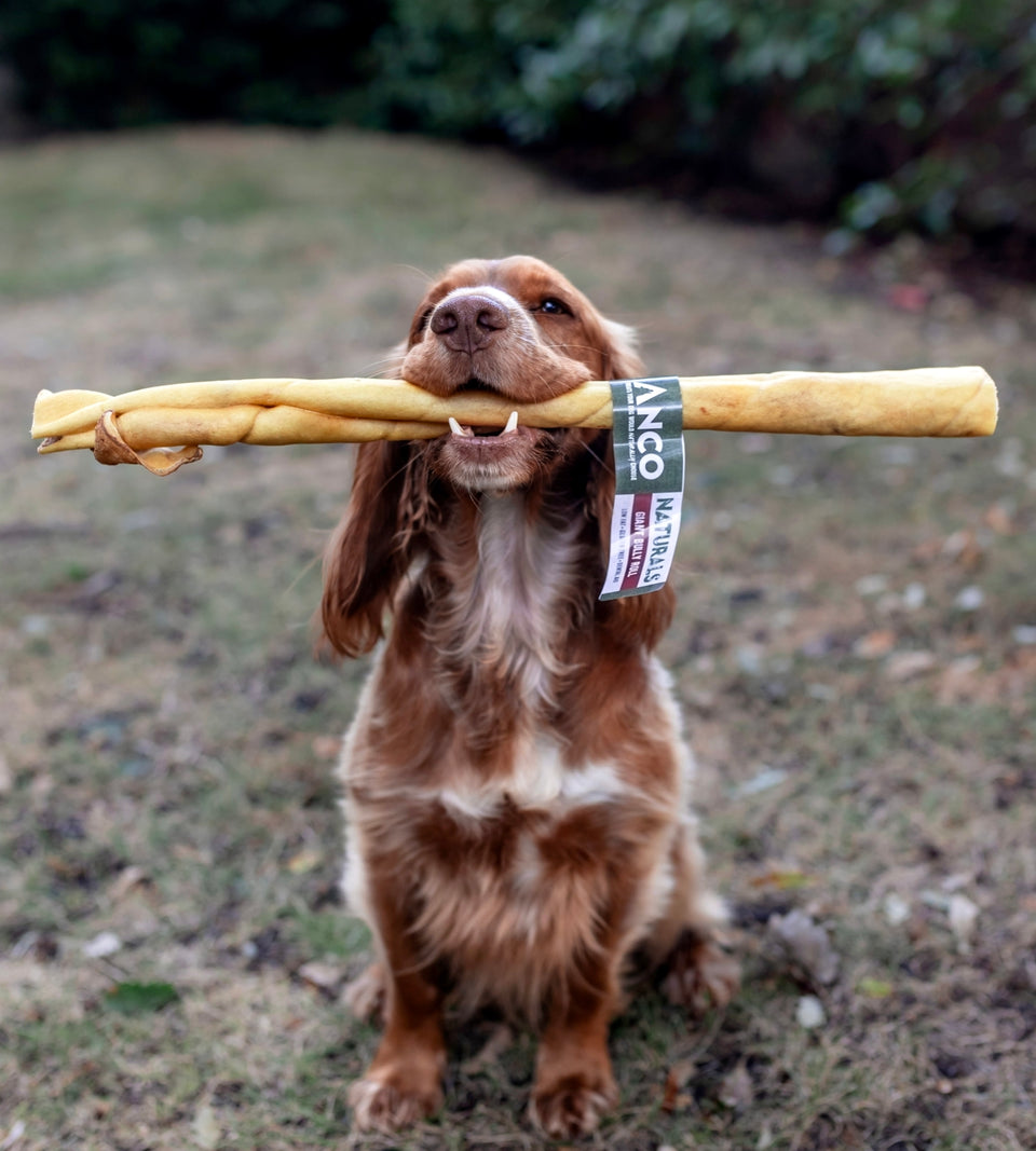 Anco Naturals Giant Bully Roll Dog Chew - Price Per 1 Piece