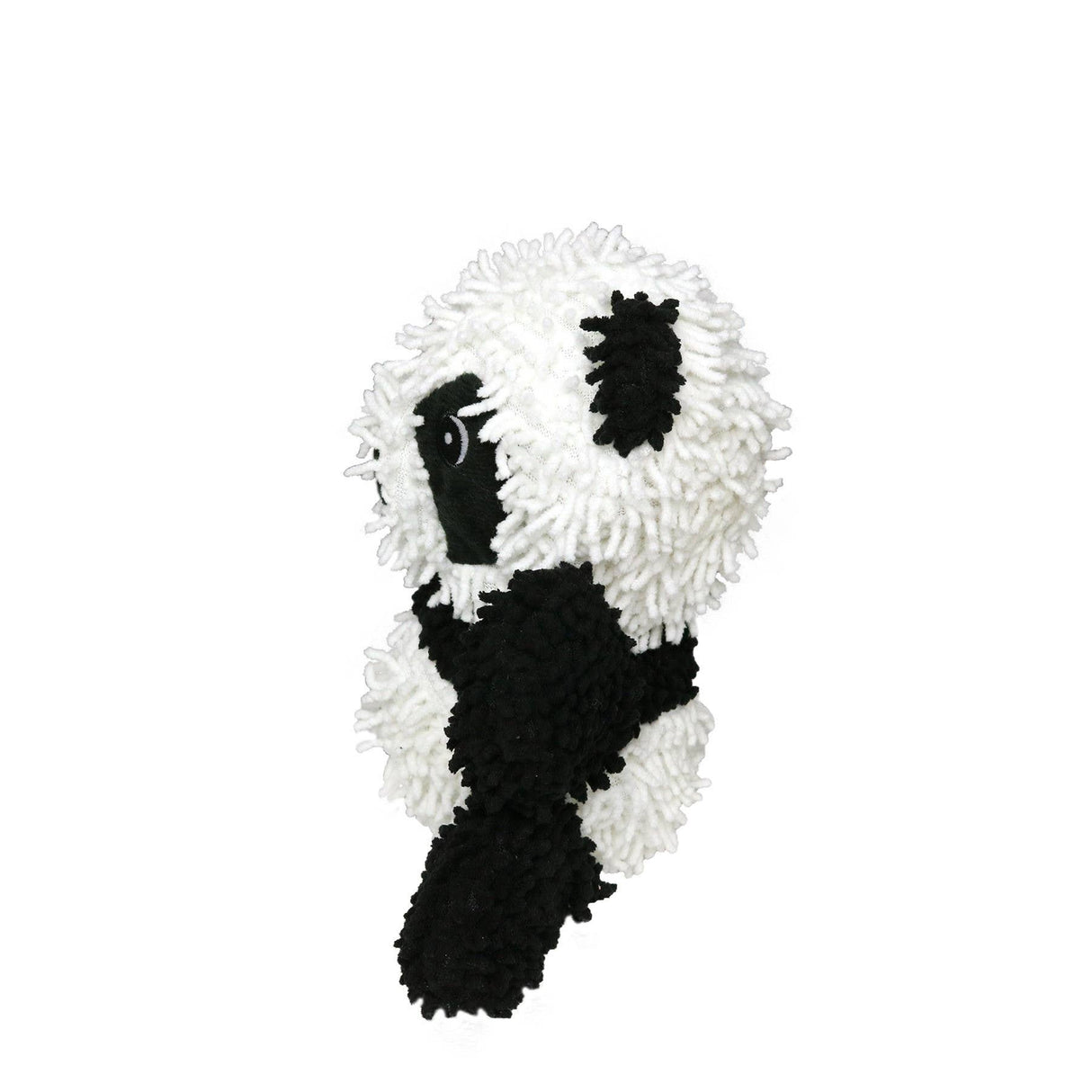 Mighty Microfiber Ball Med Panda, Durable, Squeaky Dog Toy
