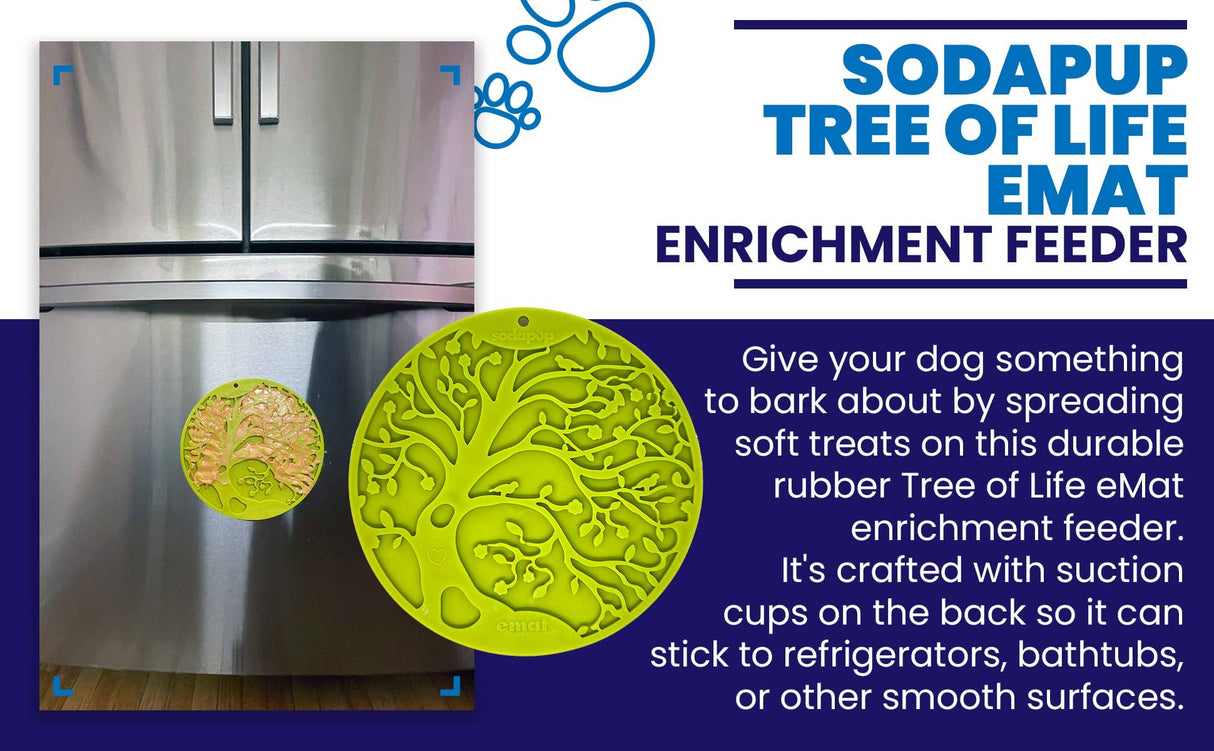 Sodapup Tree of Life eMat Enrichment Lick Mat With Suction Cups