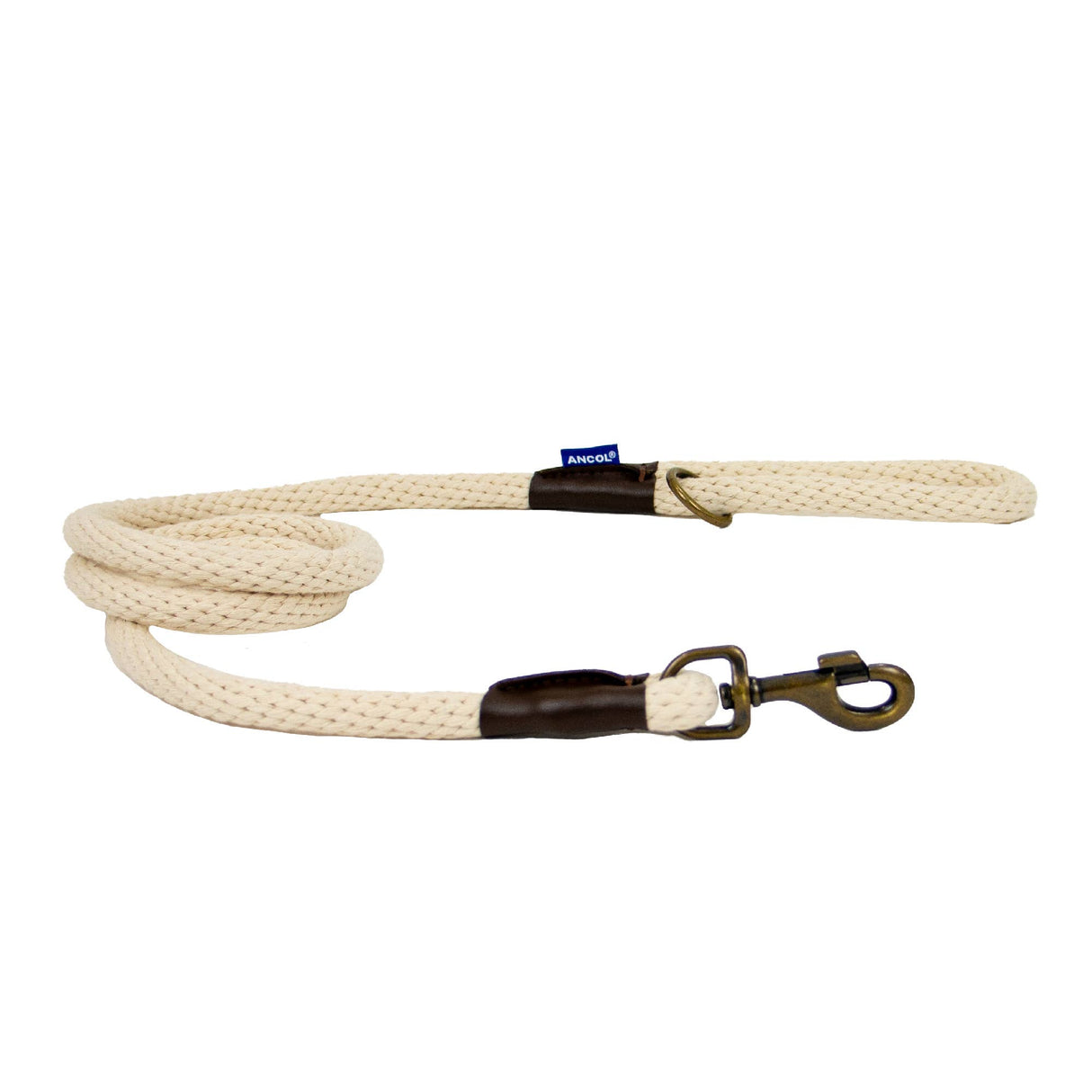 Ancol Heritage Collection Natural Cotton Rope Lead 150 x 1.5cm
