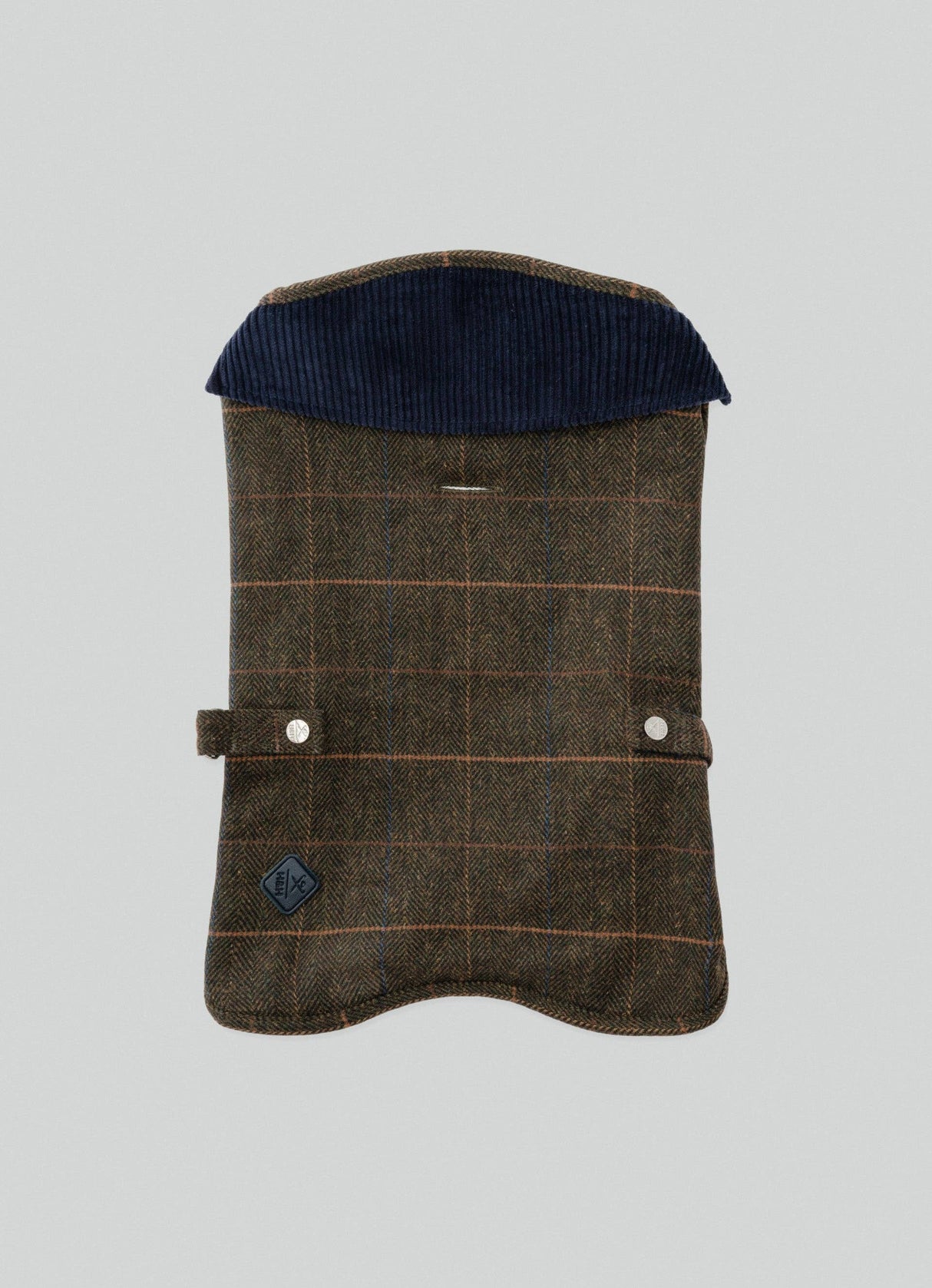 Hackett x Hugo Hudson Dark Green Checked Tweed Dog Jacket