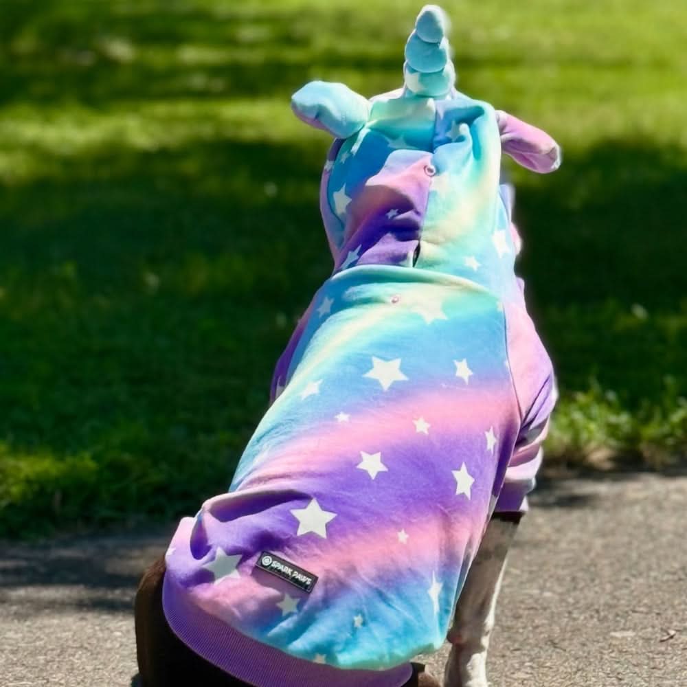 Spark Paws Halloween Dog Hoodie - Unicorn