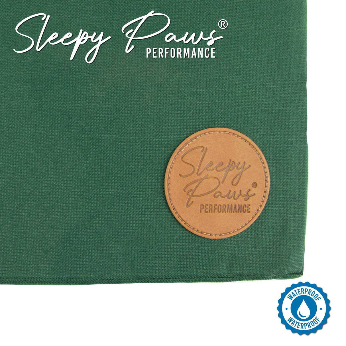 Ancol Sleepy Paws Waterproof Flat Pad Green- 5 sizes available