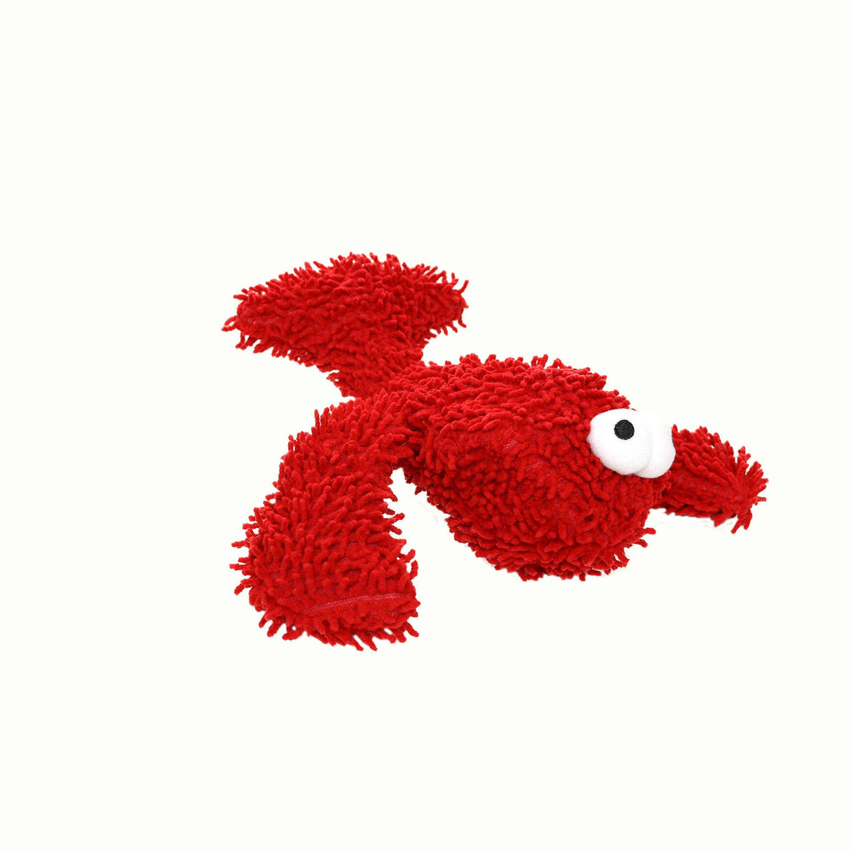 Mighty Microfiber Ball Med Lobster, Durable, Squeaky Dog Toy
