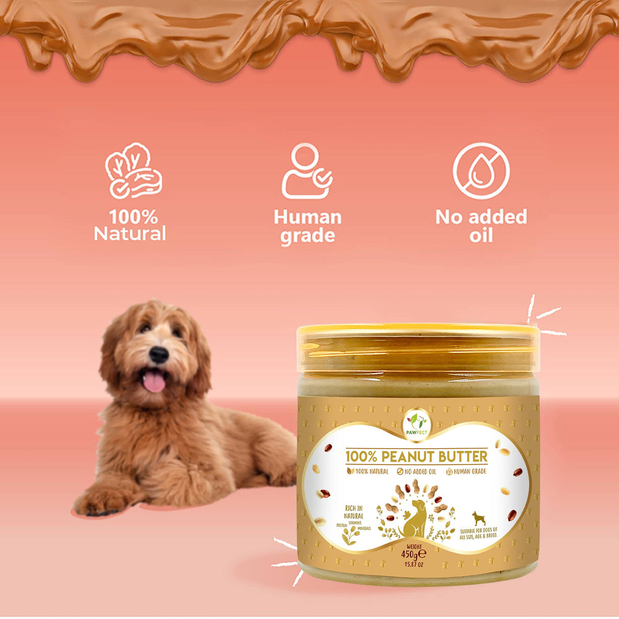 Pawfect Peanut Butter for Dogs: Original