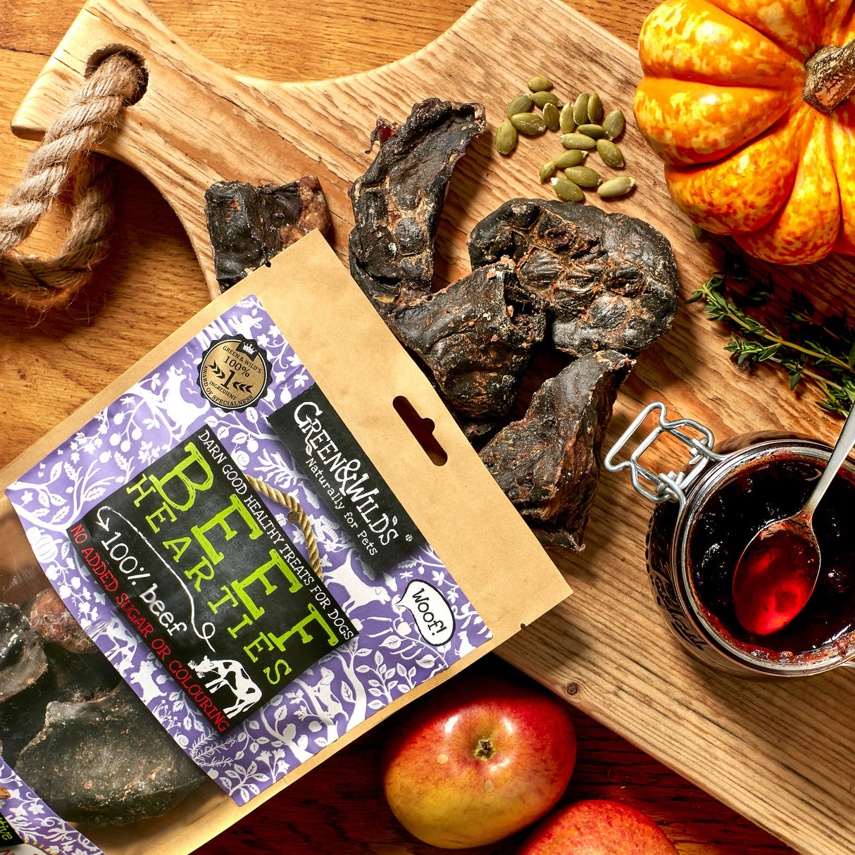 Green&Wilds Beef Hearties 140g