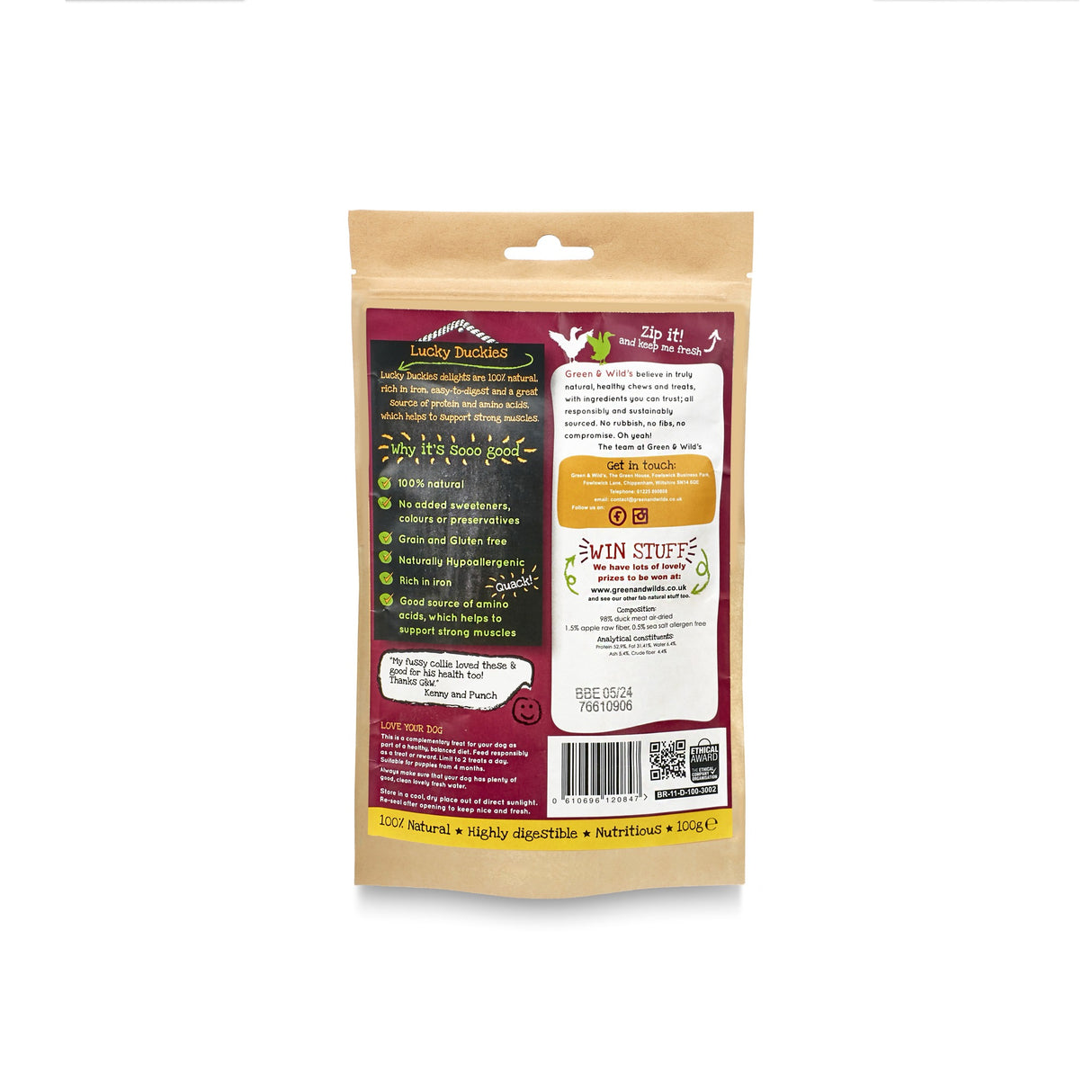 Green&Wilds Lucky Duckies 100g