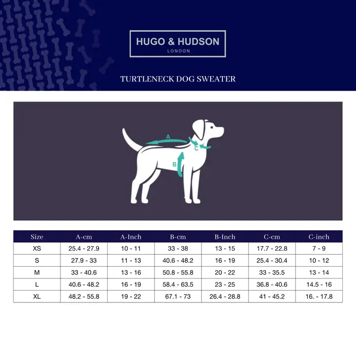 Hugo&Hudson Navy Fleece and Knit Jumper