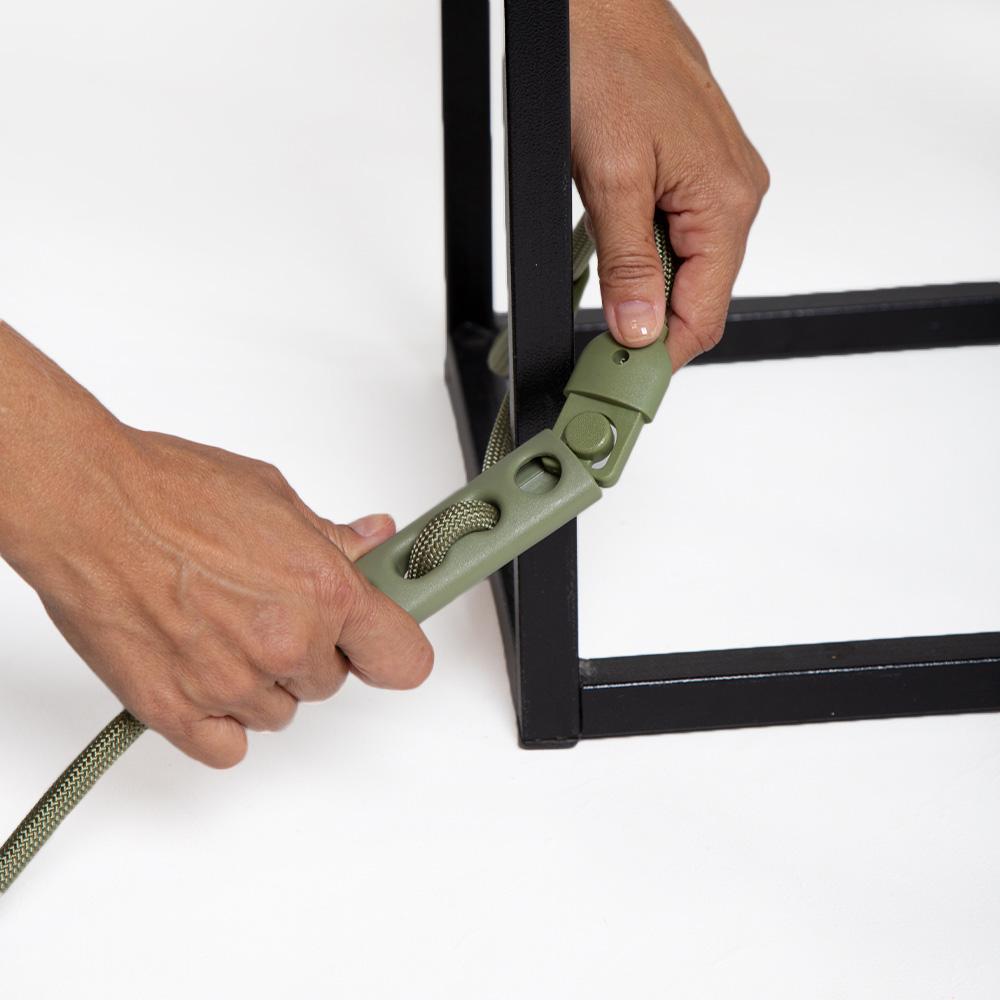 Zeedog Hands-Free Leash Army Green