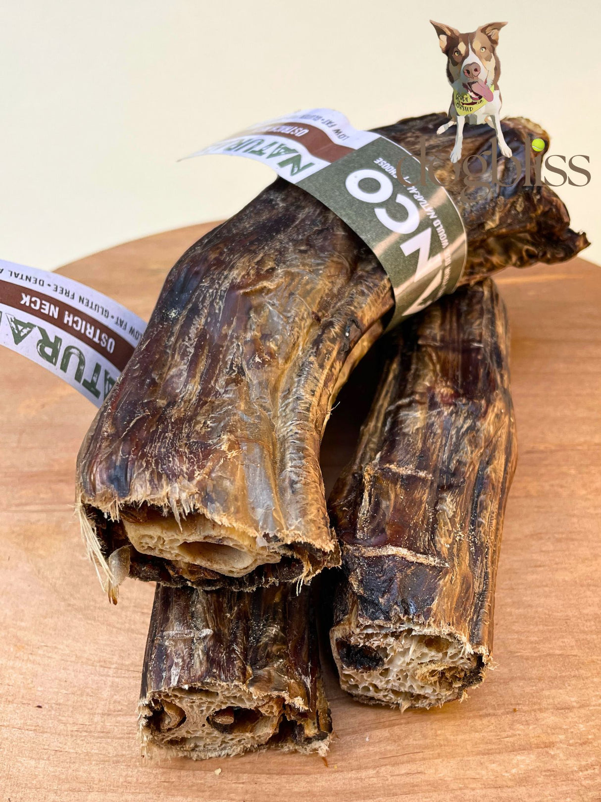 Anco Naturals Ostrich Neck Dog Chew - Price Per 1 Piece