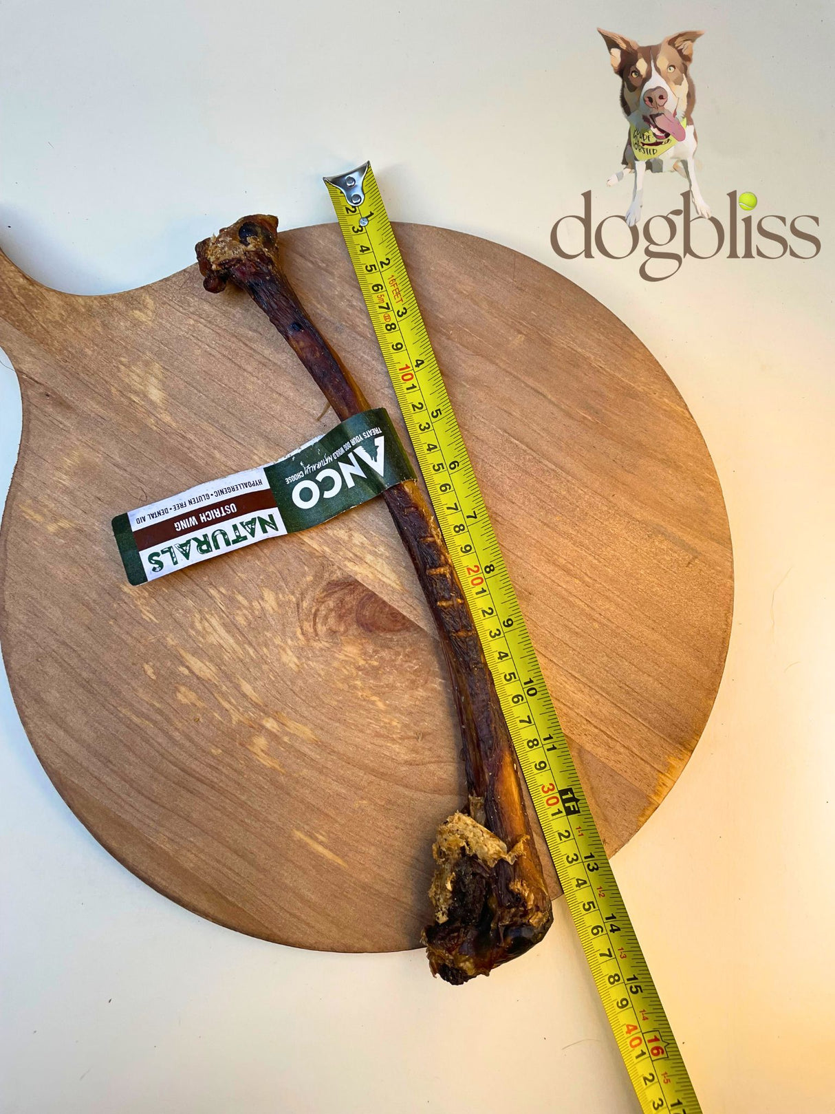 Ostrich Wing Bone Dog Chew