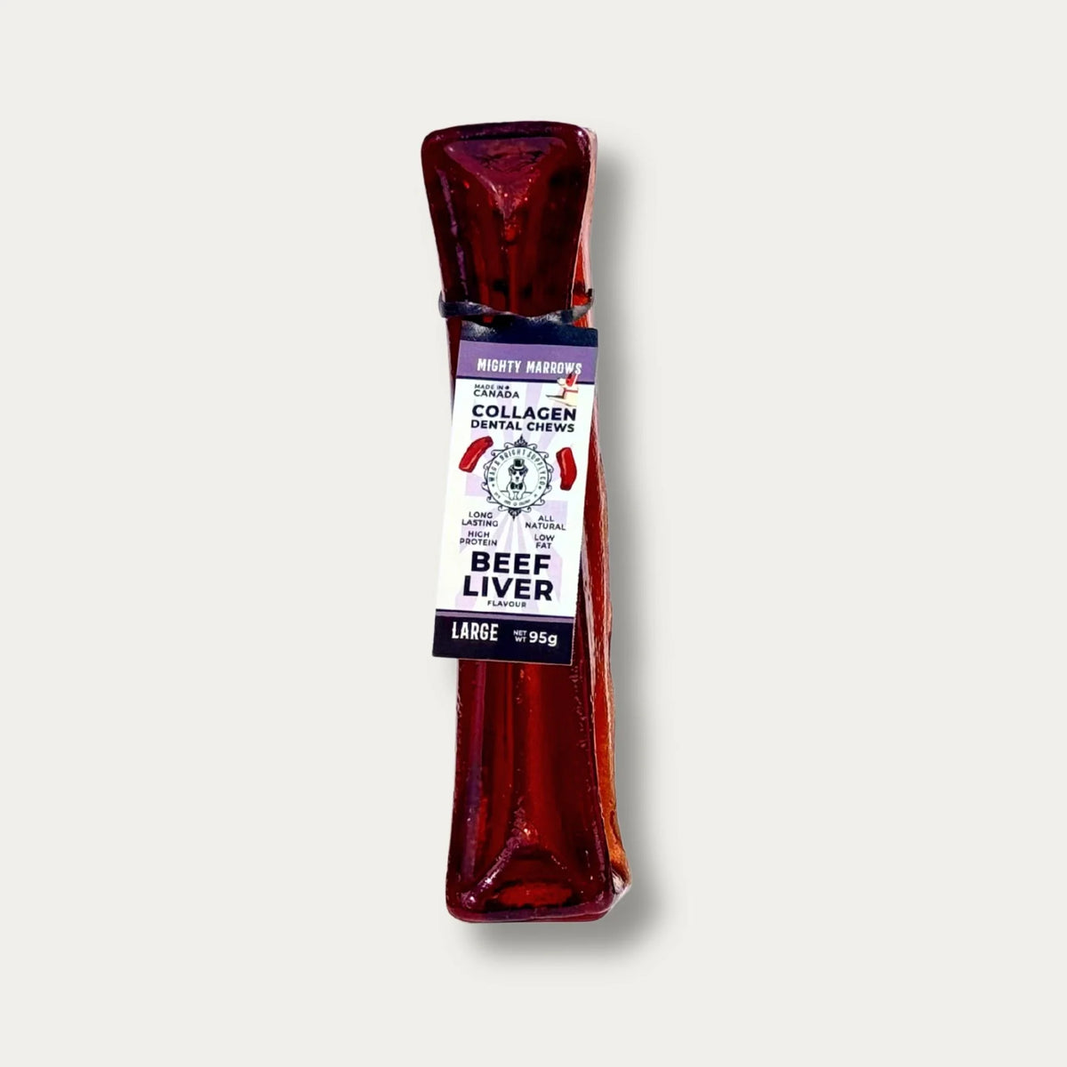 Mighty Marrows Collagen Dental Chew Beef Liver Large