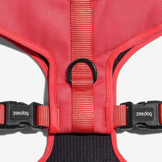 Zeedog Adjustable Air Mesh Harness Neon Coral