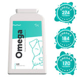 Dog's Lounge OMEGA – Omega 3, 6, 9 Fish Oil Complex for Dogs and Puppies