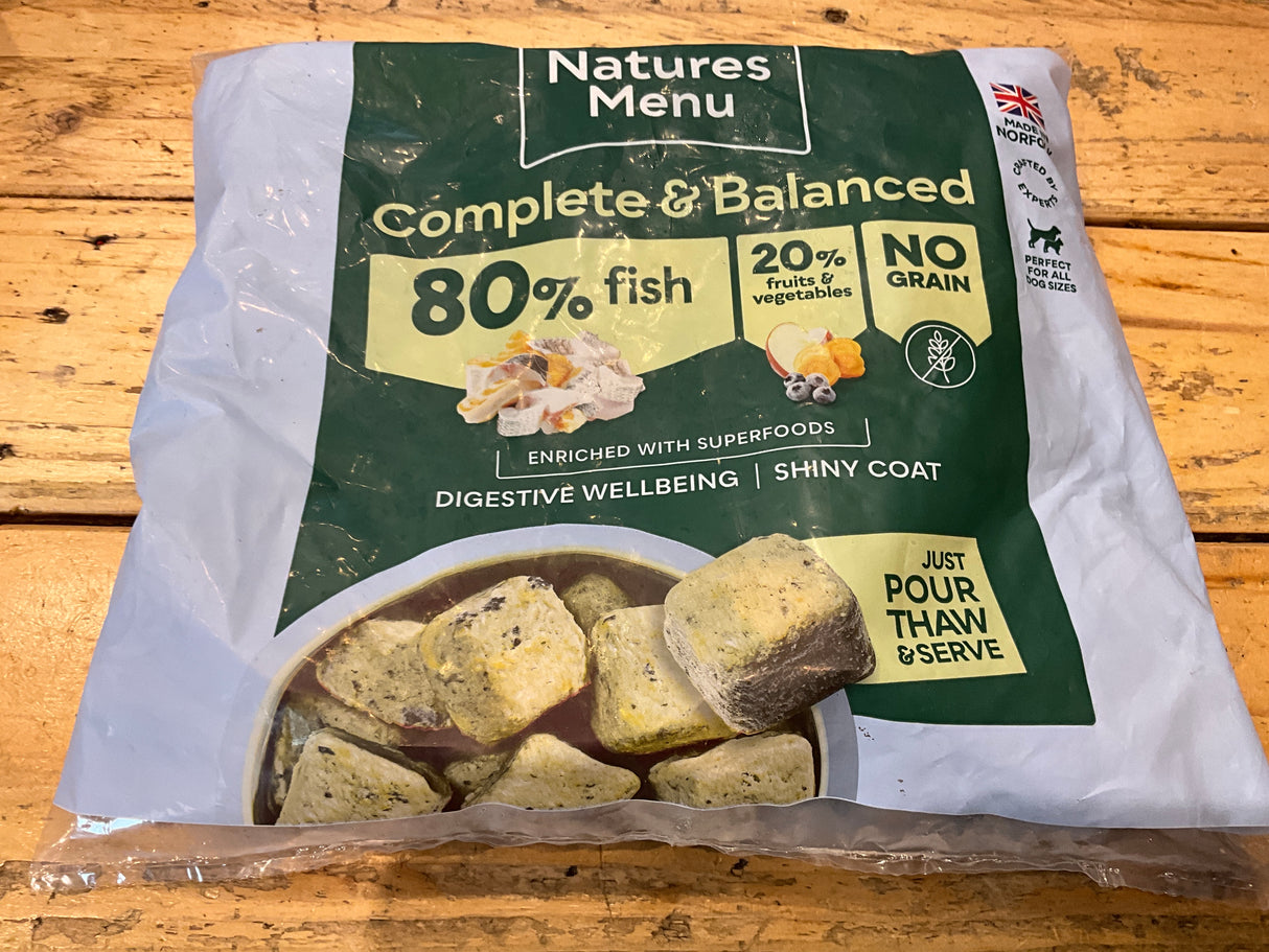 Natures Menu Frozen Country Hunter Fish 1KG
