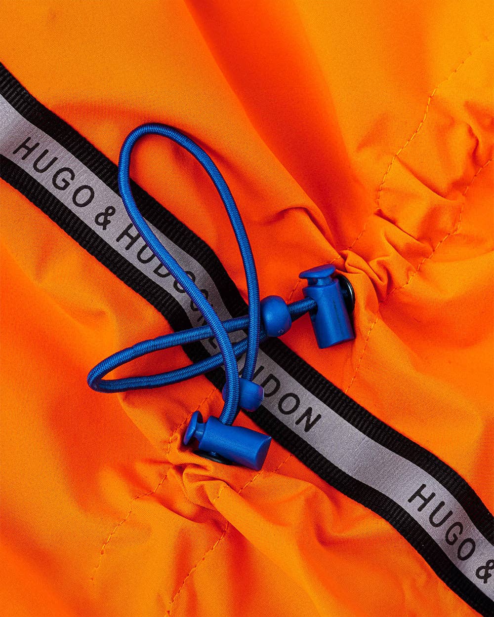 Hugo&Hudson Reflective Hooded Dog Overalls - Neon Orange