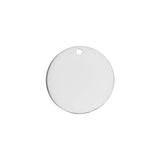 Engraved Pet Tag Round Stainless Steel For Dogs & Cats