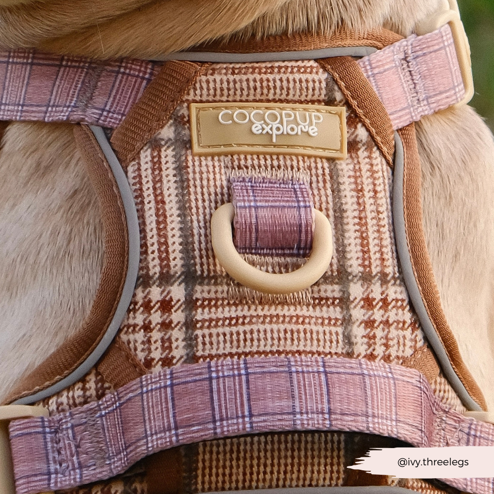 Cocopup Explore Dog Harness - Pup Plaid