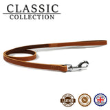 Classic Collection Leather Lead ( Tan, Red or Black)