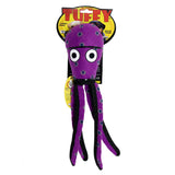 Tuffy Ocean Squid - Purple, Durable, Tough, Squeaky Dog Toy