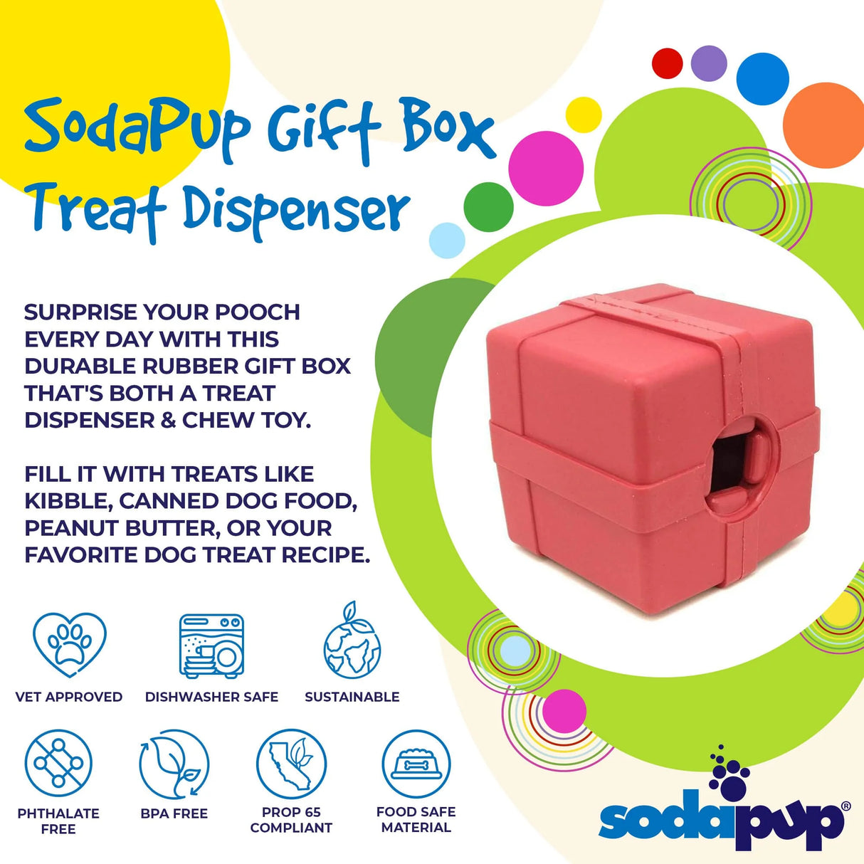 SodaPup Gift Box - Red Medium