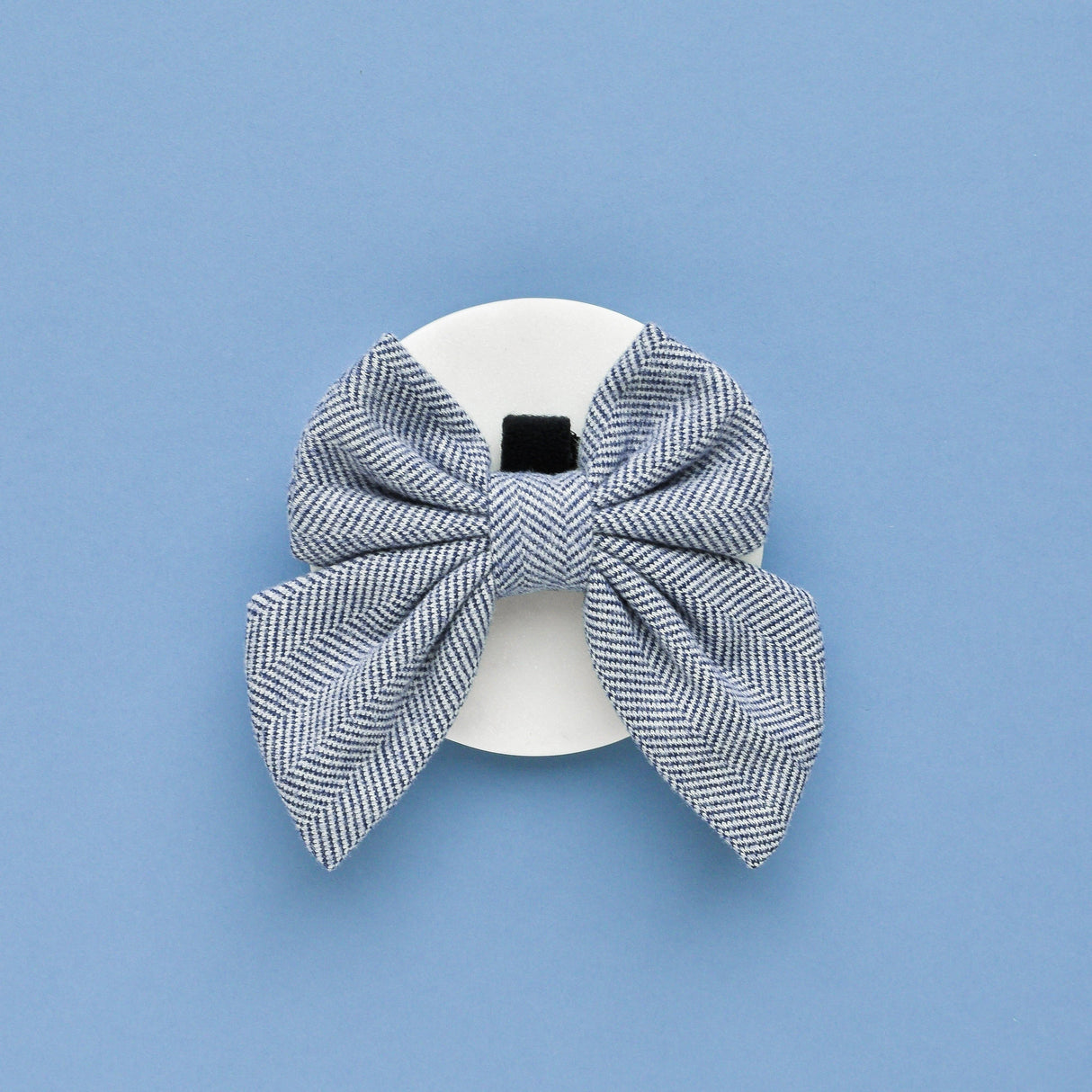 Cocopup Navy Tweed Sailor Bow Tie