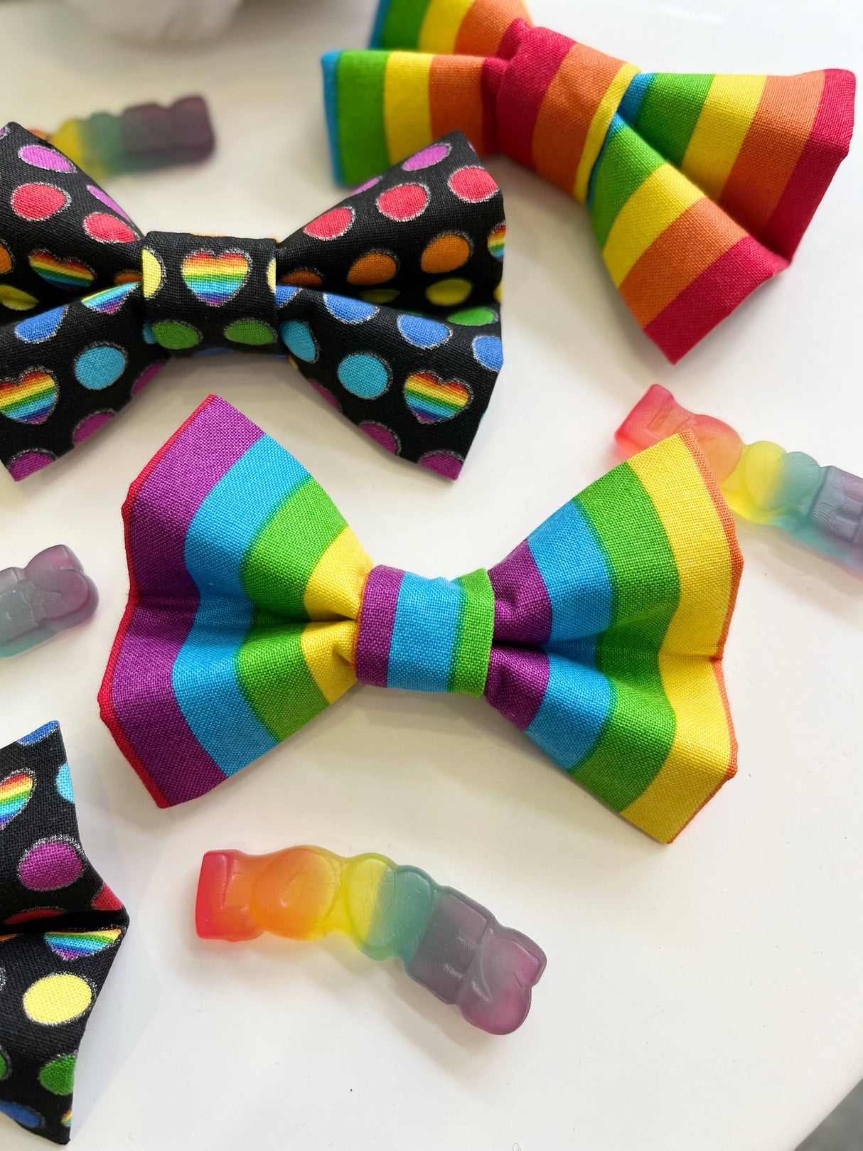 Baxter's Boutique Bow Tie - Rainbow Pride