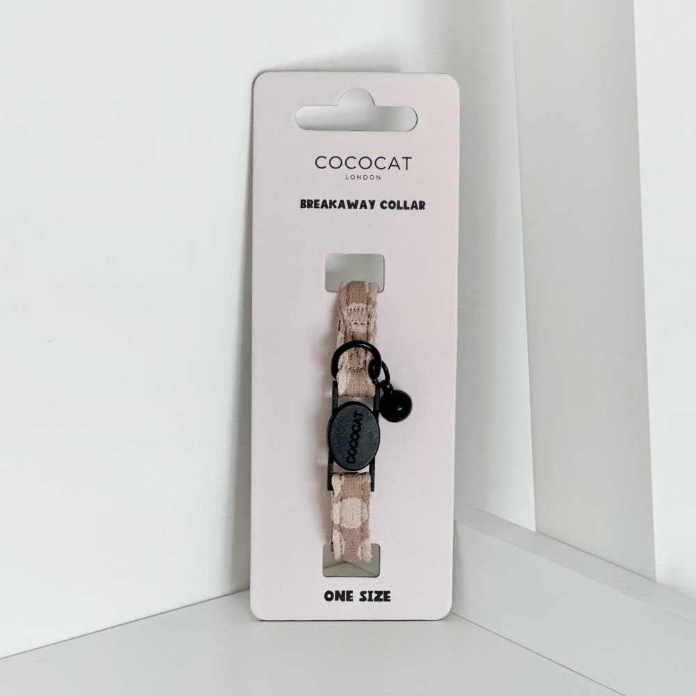 Cocopup Cat Collar - Mocha Flower