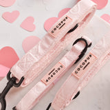 Cocopup Luxe Dog Leash - Baby Pink Heart