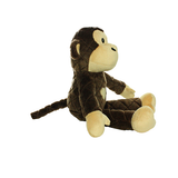 Mighty Safari Monkey - Brown, Plush, Squeaky Dog Toy