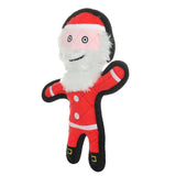 Tuffy Santa -  Christmas, Durable, Tough, Squeaky Dog Toy