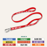 Twiggy Tags Awareness Close Control Dog Lead - Nervous