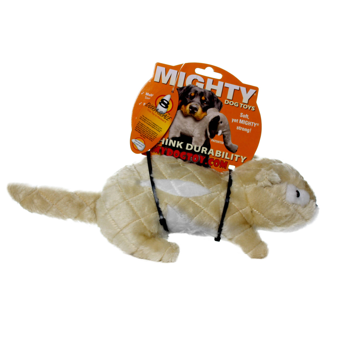 Mighty Nature Chipmunk, Plush, Squeaky Dog Toy